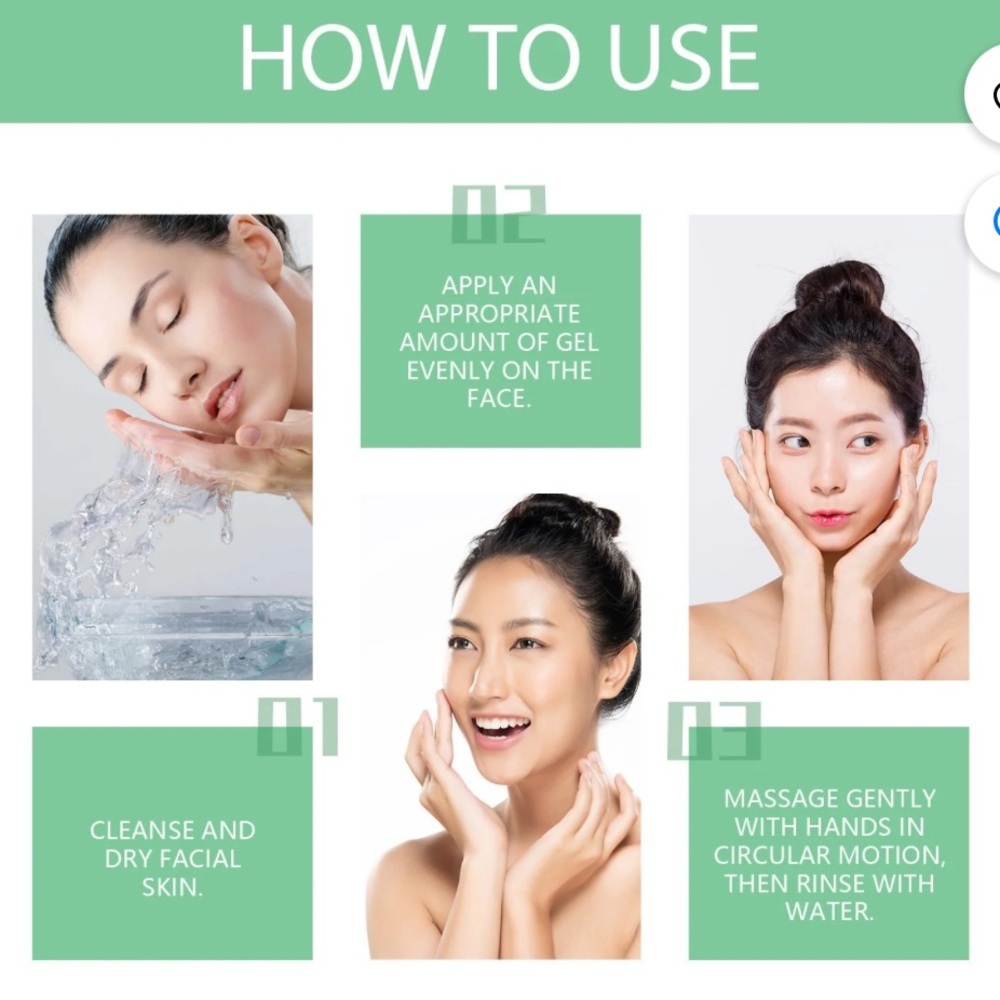 Essence Exfoliating Gel Exfoliating Body Scrub Herbal Pore Cleanser Exfoliating - Picture 8 of 9